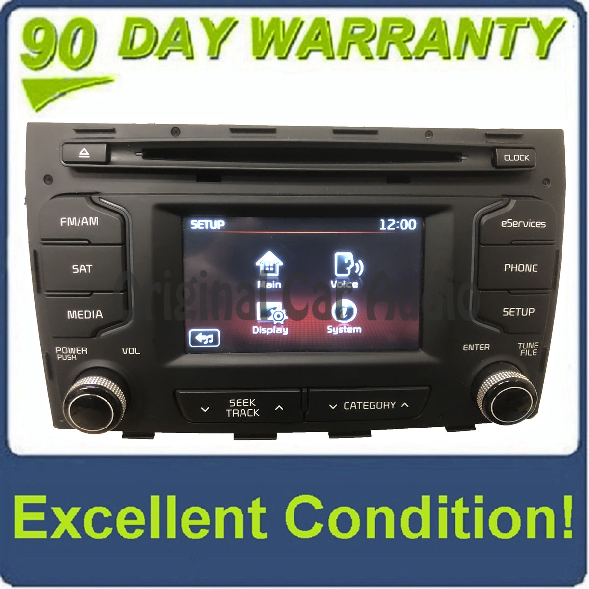 2014 - 2016 Kia Sportage OEM UVO Single CD Bluetooth Sat Multi Media Radio Receiver