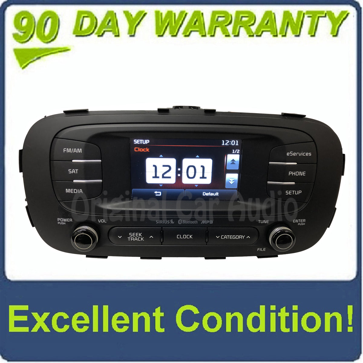 2014 - 2016 Kia Soul OEM UVO Touch Screen AM FM SAT Bluetooth Radio Receiver