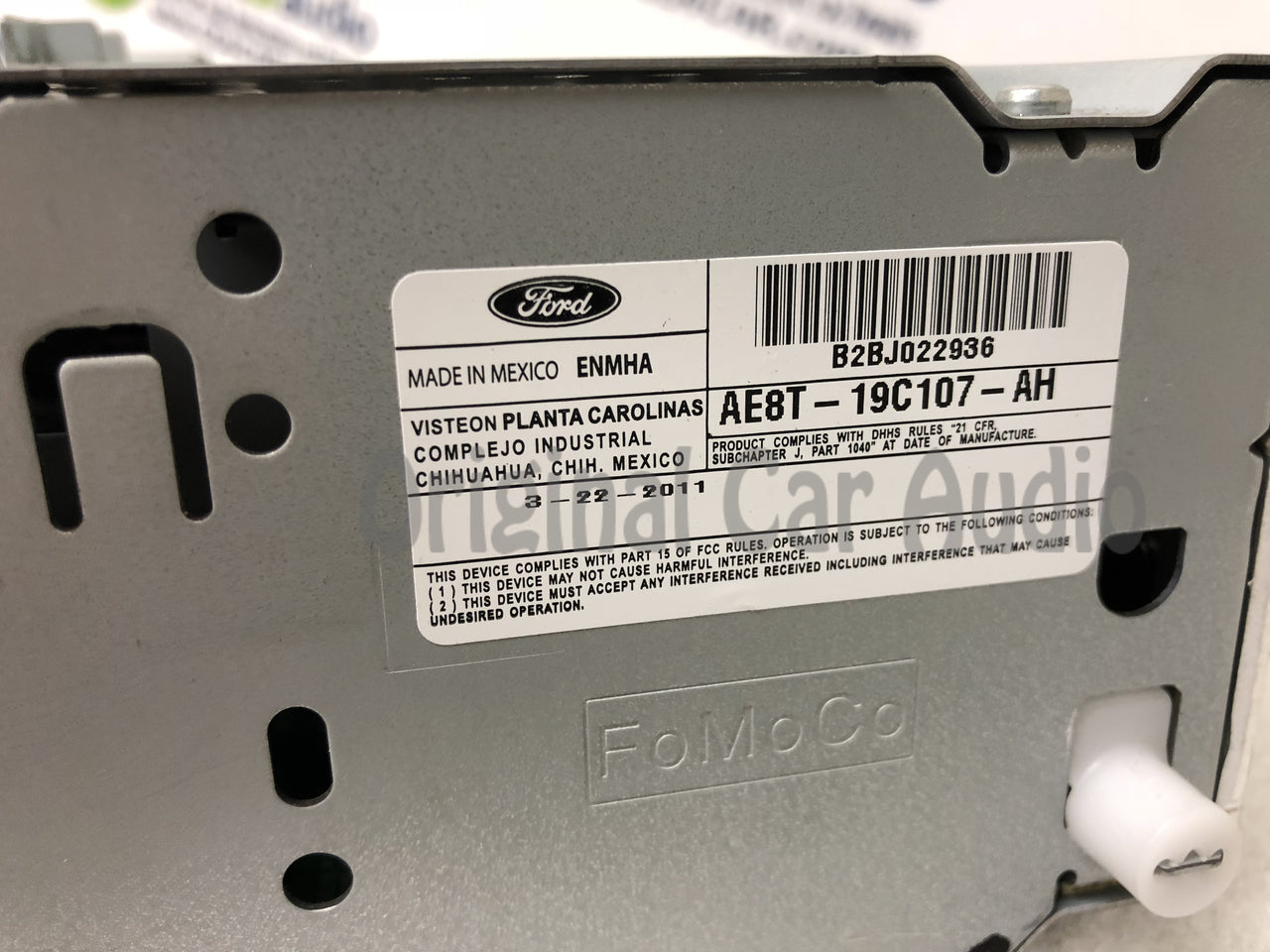 2011 - 2013 Ford FIESTA OEM AM FM Radio Single MP3 CD Player Receiver