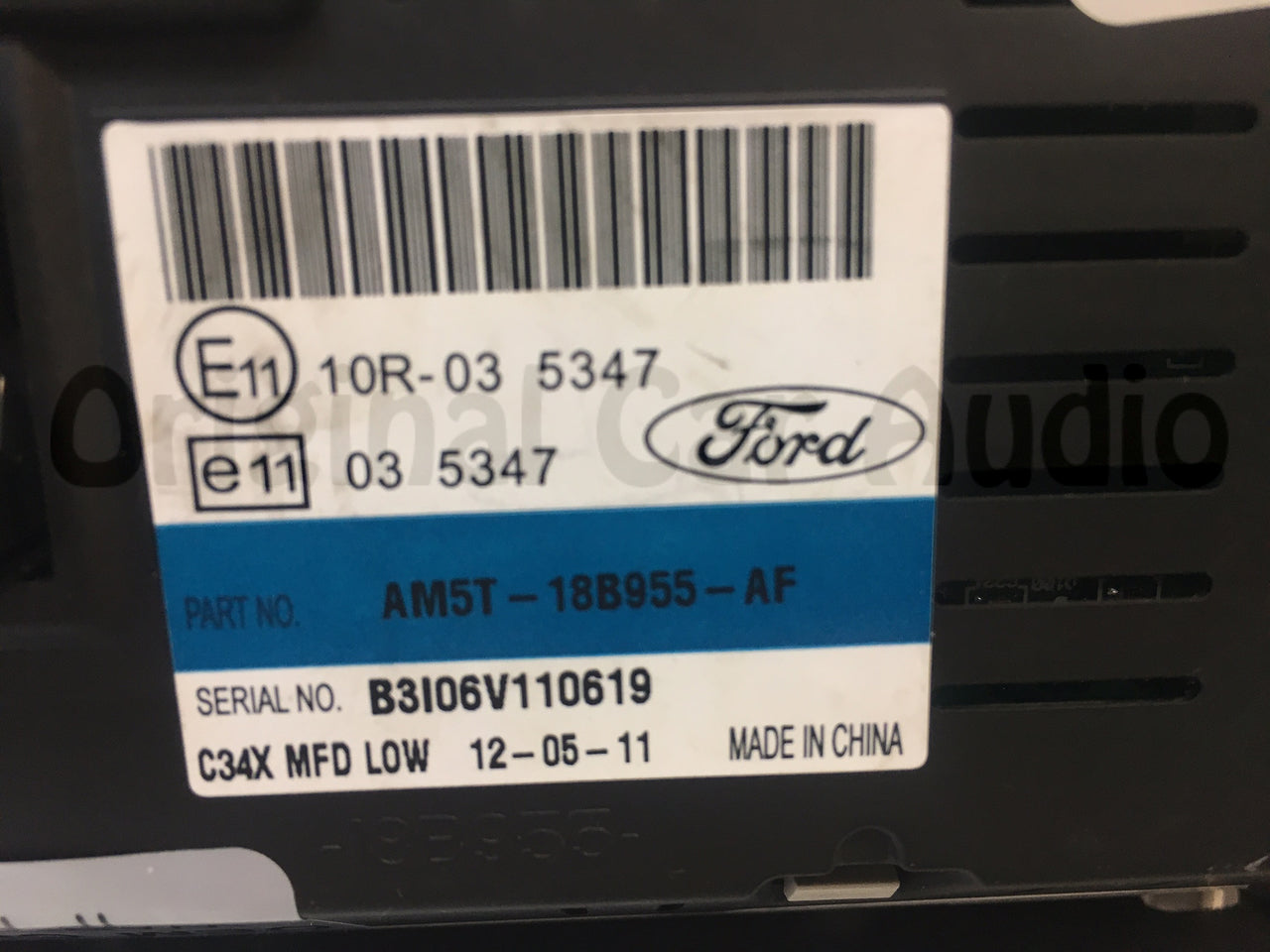 2012 2013 2014 FORD FOCUS OEM INFORMATION DISPLAY SCREEN CLOCK