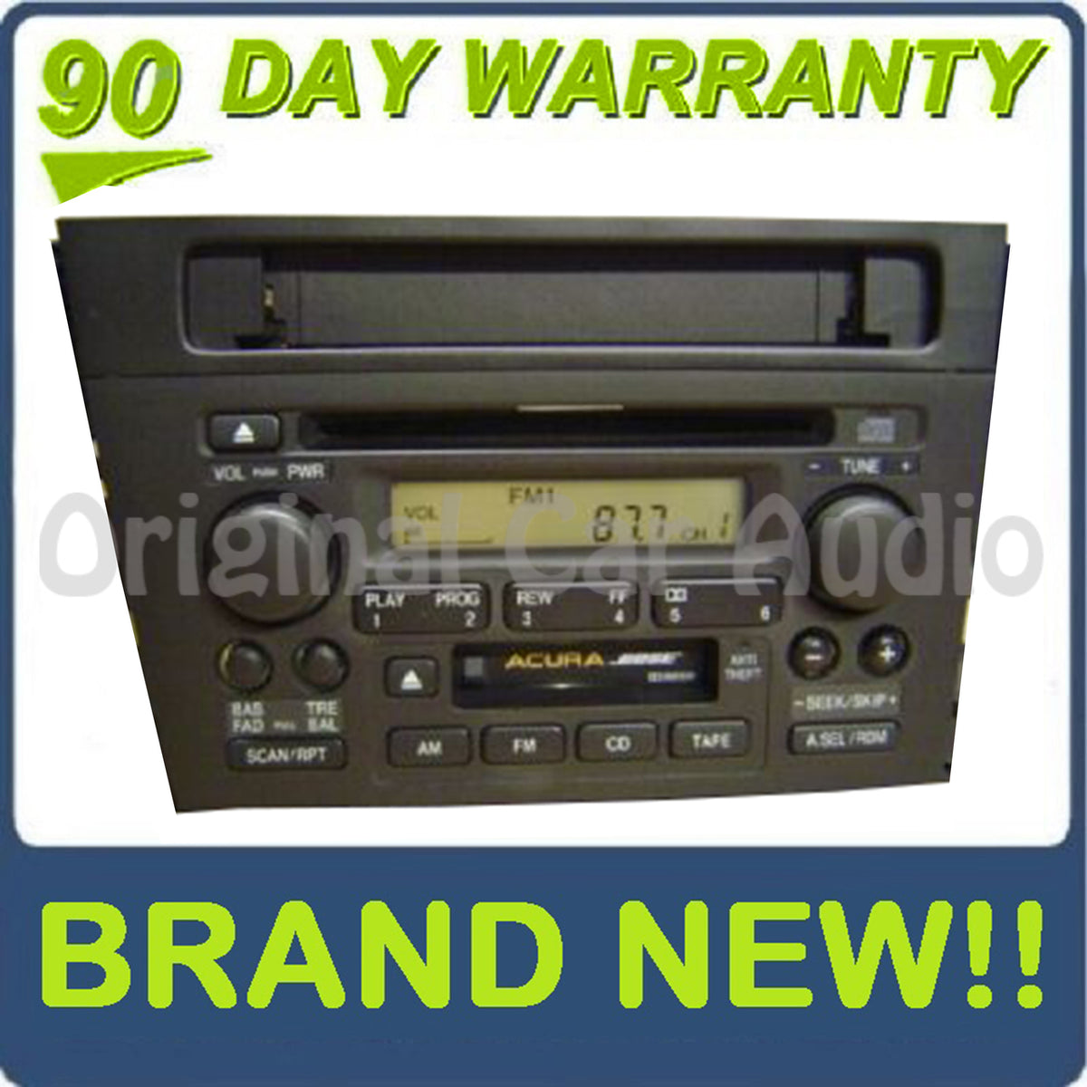 NEW Acura TL 39101 SOK A110 M1 2TB0 1999 2000 2001 Radio CD Player BOSE 39100-S0K-A110
