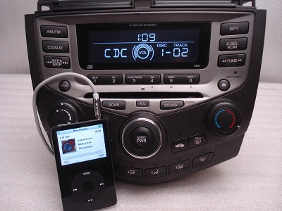 AUXILIARY ADAPTER FOR AN IPOD FOR ALL 2003 - 2007 HONDA Accord Single CD Players and 6 CD Changers