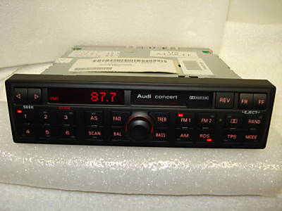 1998 1999 2000 2001 2002 2003 Audi Concert A4 A6 S4 TT Radio Tape Player 4B0-035-186-AX, 8N0 035 186 AX