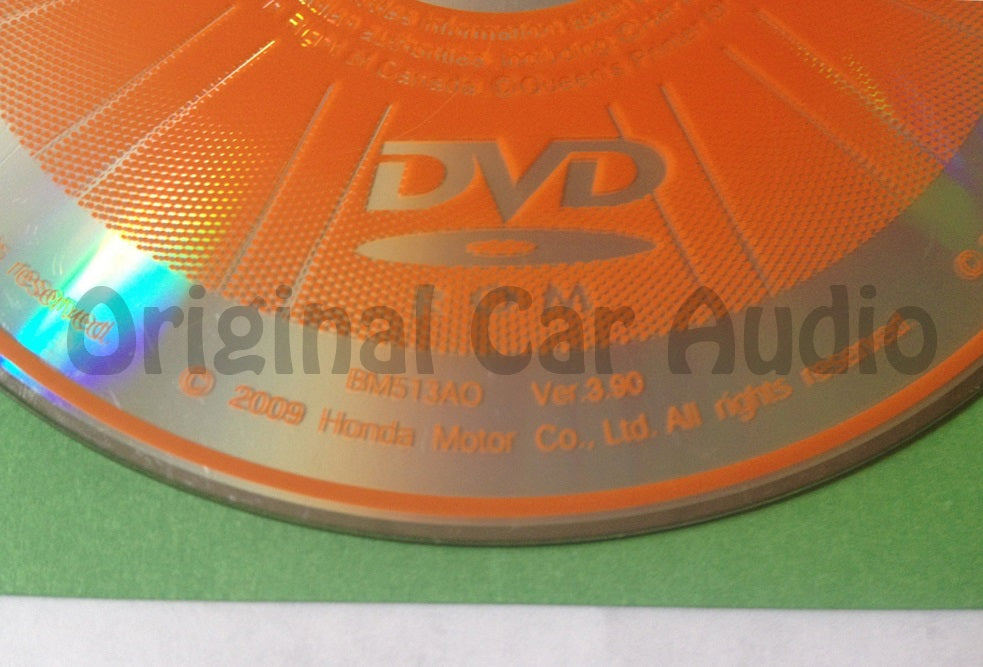 Acura Honda Satellite Navigation System GPS DVD Drive Disc BM513AO Ver. 3.90