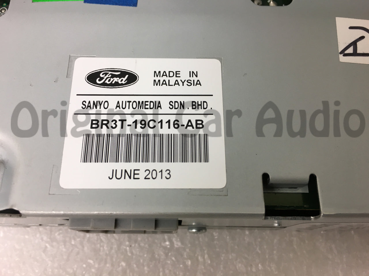 2010 2011 2012 FORD Fusion Mercury Milan DASH Radio INFORMATION Screen Display Non-Navigation BE5T-19C116-AA