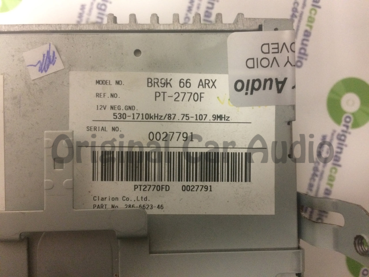 2005 - 2008 MAZDA 3 Radio Stereo 6 Disc Changer CD Player Sat Multi Function Audio System BR9K66ARX