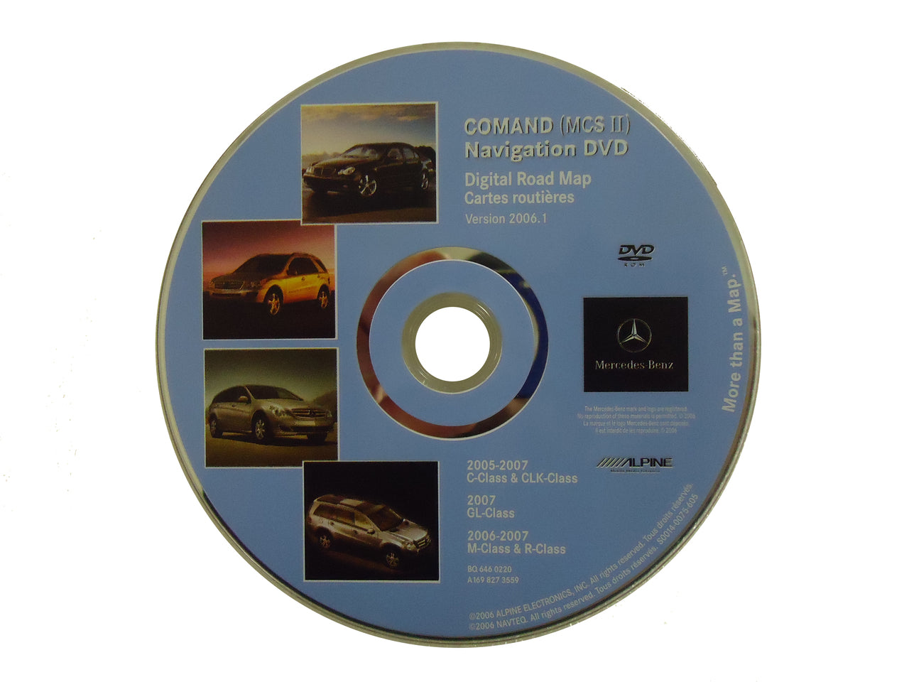 Mercedes-Benz Navigation Map Disc Version 2006.1