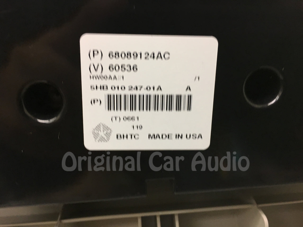 2008 - 2013 Chrysler Dodge Entertainment System Monitor Display BEZEL ONLY Cream
