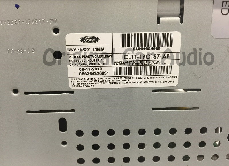 2012 2013 2014 Ford Expedition OEM Radio MP3 CD Player AM FM Satellite Receiver