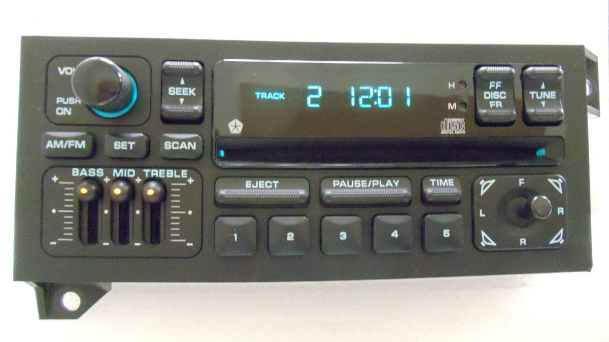 1997-2002 Dodge Durango Dakota OEM AM FM Radio CD Player Receiver RBR