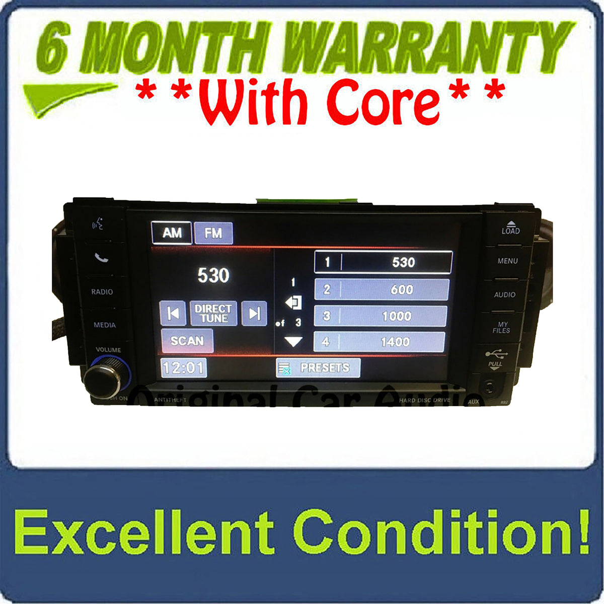 2007 - 2020 DODGE JEEP CHRYSLER OEM High-Speed MyGig UConnect Radio CD DVD MP3 Player Receiver RBZ