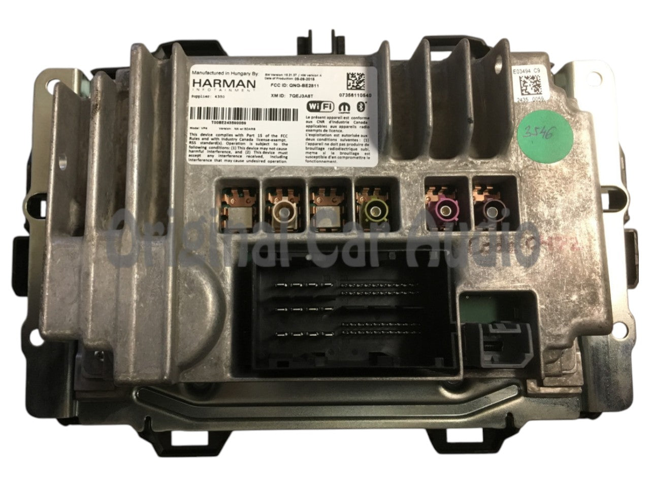 2015 - 2017 Jeep Renegade OEM VP4 NA Touch Screen Navigation Receiver