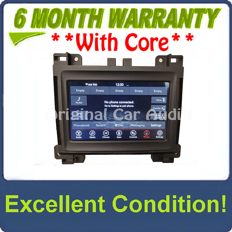 2018 - 2019 Dodge Charger Challenger OEM 7" VP2 Uconnect Touchscreen Radio Display