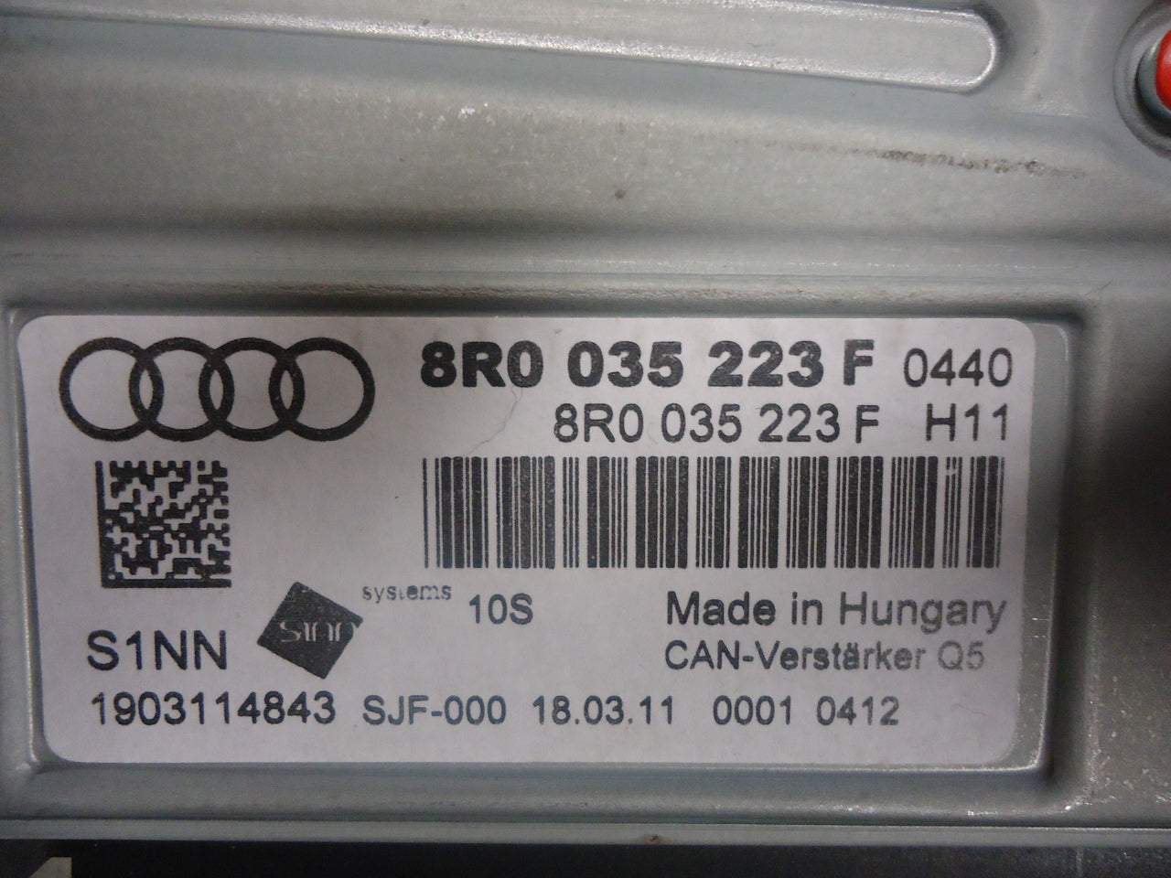 10 11 12 AUDI A4 A5 Q5 OEM Factory Radio Amplifier AMP 8R0035223F