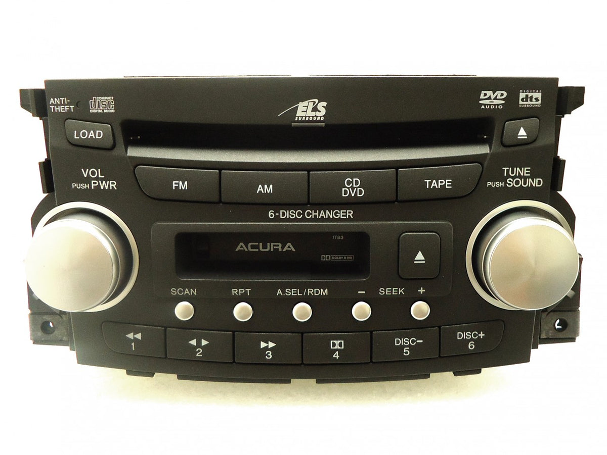 ACURA TL Radio Stereo 6 Disc Changer MP3 DVD CD Player Navigation 2006 2007 2008