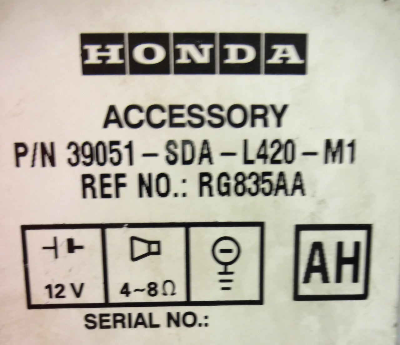 2004 2005 2006 2007 HONDA Accord Navigation GPS System Screen Radio 6 Disc Changer CD Player 2CK3