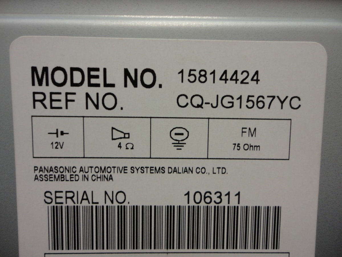 SATURN ION VUE Radio Stereo Receiver MP3 CD Player AUXILIARY input 2006 2007 15878973, 15814424, 15850680