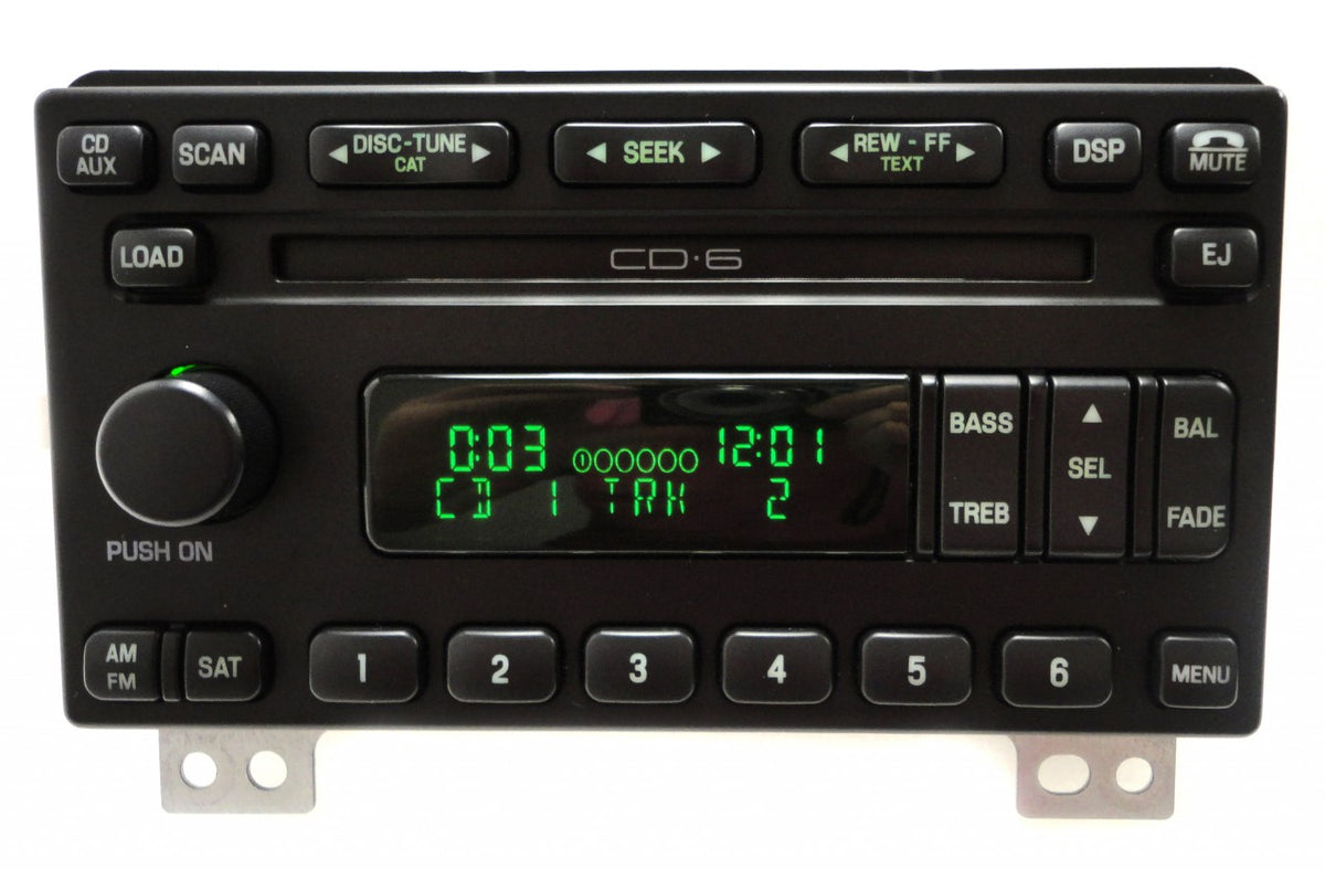 NEW 2004 - 2006 FORD Mustang Explorer Expedition Mountaineer OEM Satellite SIRIUS XM AM MF Radio Stereo 6 Disc CD Player Receiver