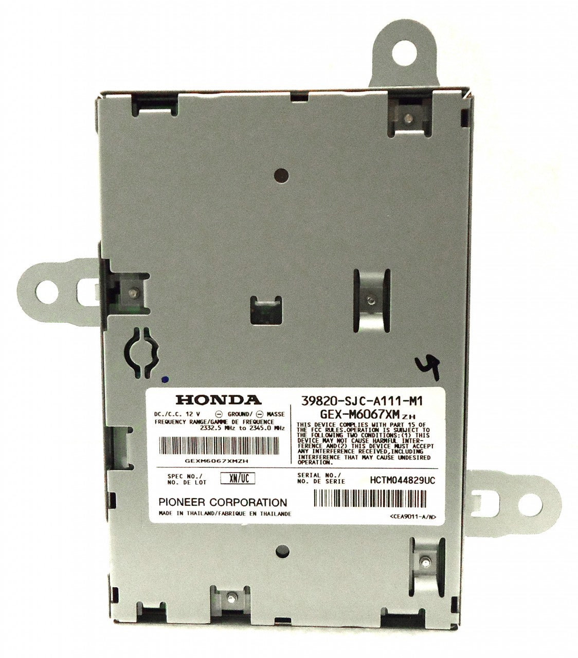 NEW Honda Ridgeline XM Satellite Radio Receiver Tuner Module 2007 2008 2009 2010 2011