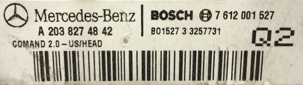 2002 - 2006 MERCEDES-BENZ C230 C240 C320 C32 C55 CLK320 CLK500 CLK55 C280 C350 OEM Command Navigation GPS Radio CD Player LCD Display Screen Monitor BOSCH