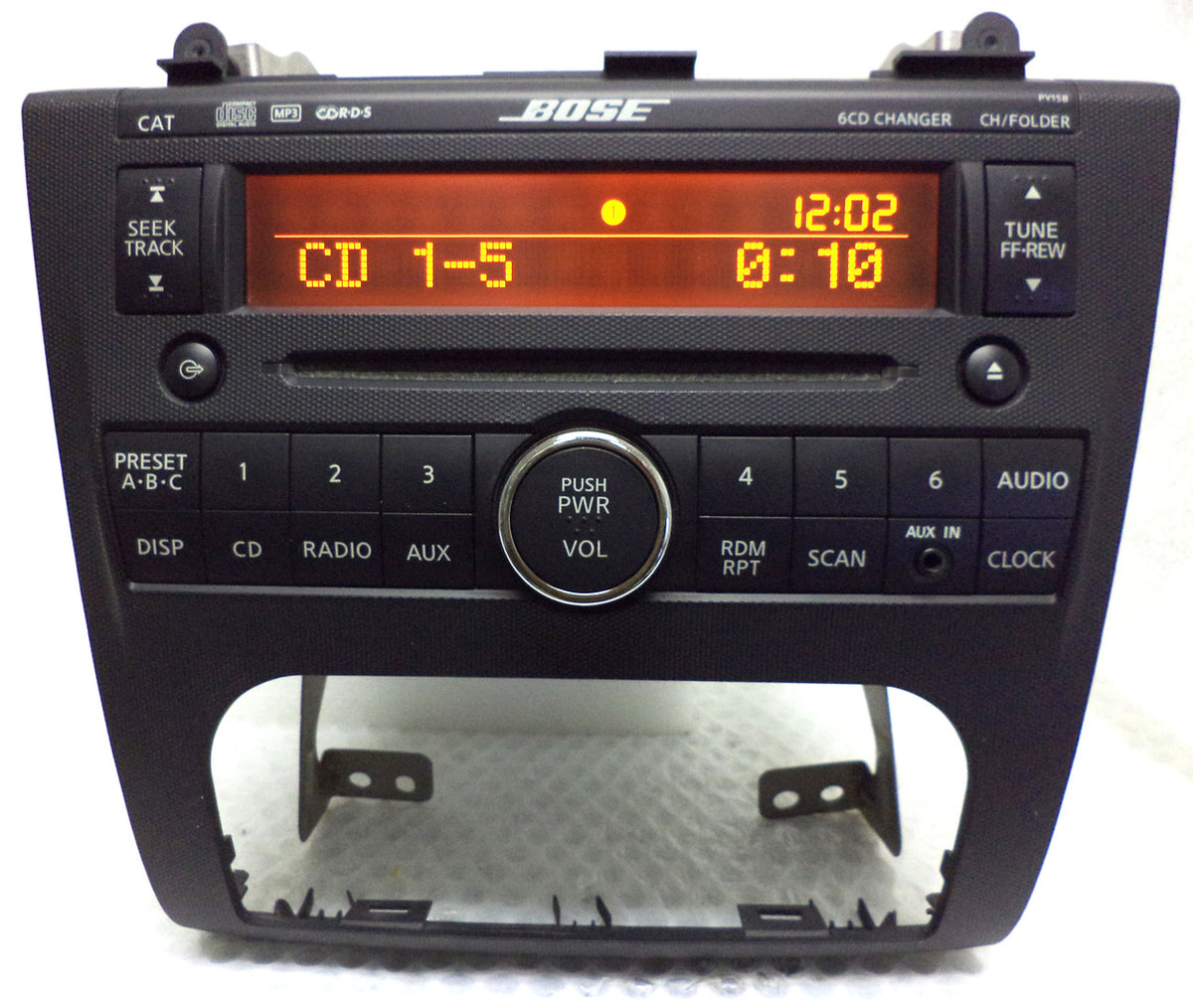 Nissan Altima Bose Radio stereo 6 disc changer cd player PY15B