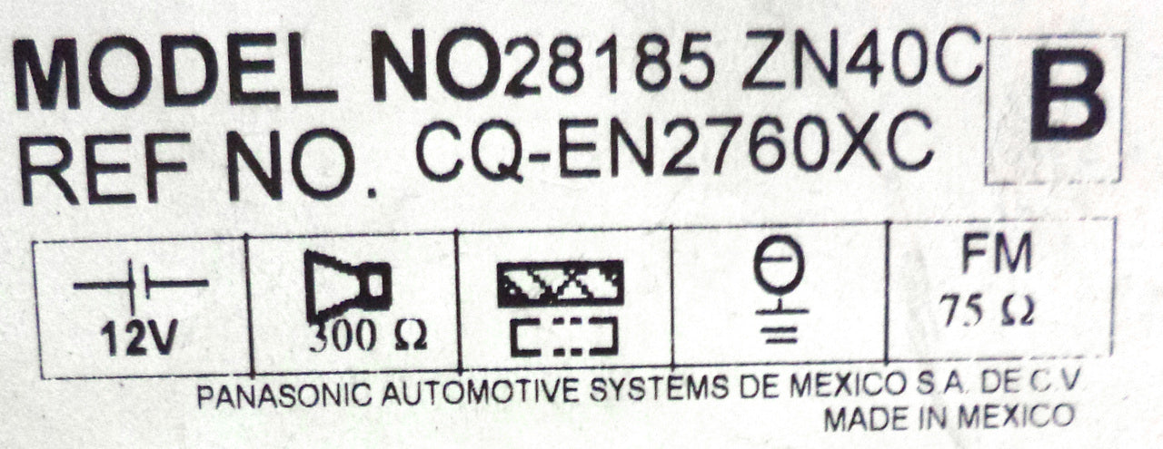 Nissan Altima Bose Radio stereo 6 disc changer cd player PY15B