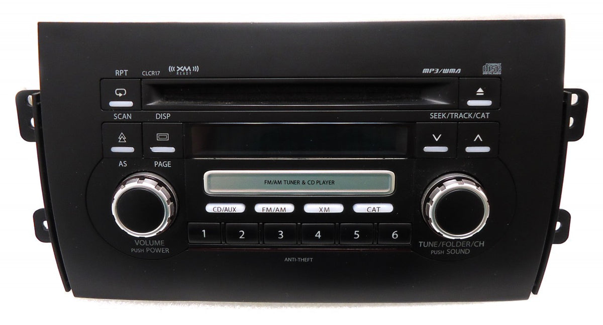 2007 2008 2009 2010 SUZUKI SX4 OEM XM Satellite Radio Stereo MP3 CD Player CLCR17