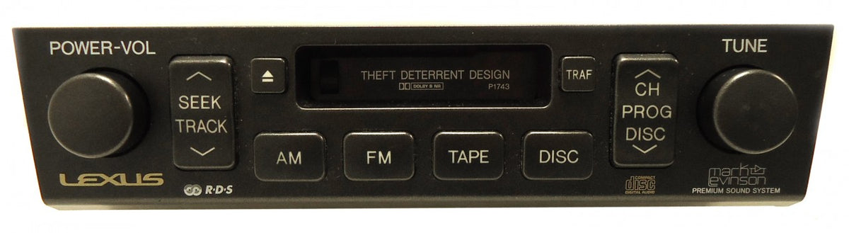 LEXUS GS300 GS430 Mark Levinson Radio Stereo Tape Cassette Player OEM 2003 2004 2005 P1743 86120-3A742