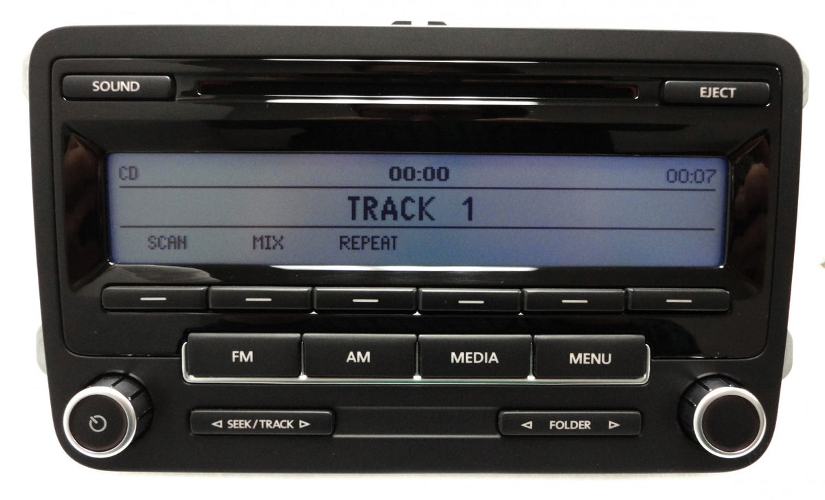 2010 - 2013 VW VOLKSWAGEN Jetta Passat Golf EOS CC GTI Tiguan Beetle OEM AM FM Radio Stereo MP3 CD Player Bluetooth Receiver