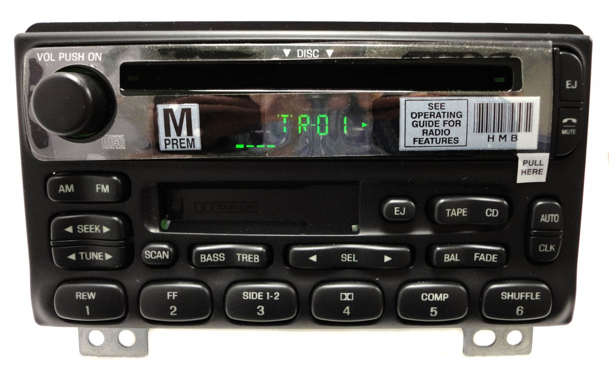 NEW FORD Explorer Expedition Mustang MERCURY Mountaineer AM FM Radio Stereo Cassette Tape CD Player 2001 2002 2003 2004 2005