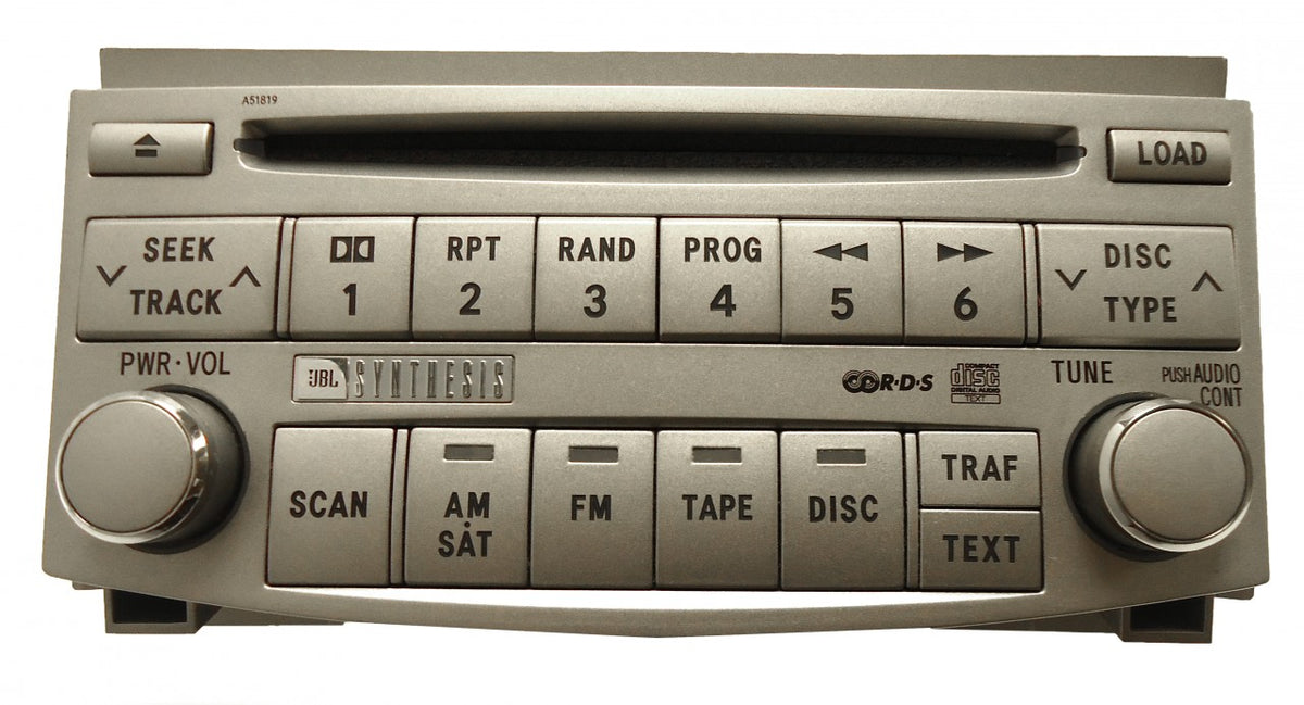 TOYOTA Avalon JBL Radio Stereo 6 Disc Changer CD Player A51819 OEM 2005 2006 2007 2008 2009 2010 2011 ToA51819NFU