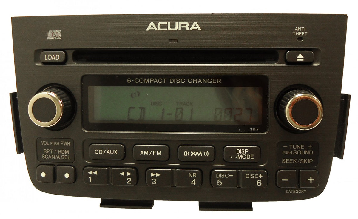ACURA MDX XM Satellite Radio 6 Disc Changer CD Player 3TF7 39100-S3V-A250 39100-S3V-A260 2005 2006