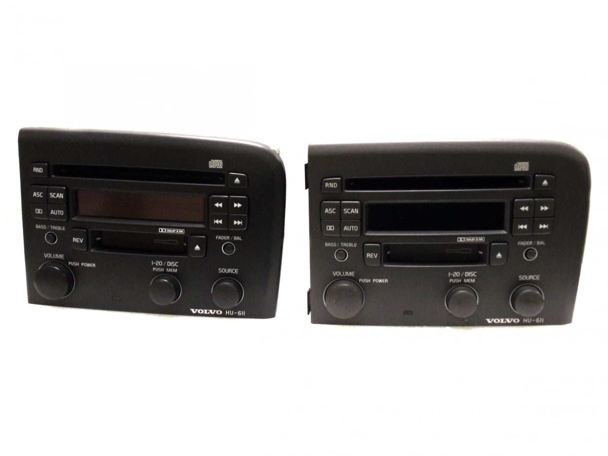 VOLVO S80 S-80 Radio Stereo CD Tape Player Hu-611 Light Gray 1999 2000 2001 2002 2003