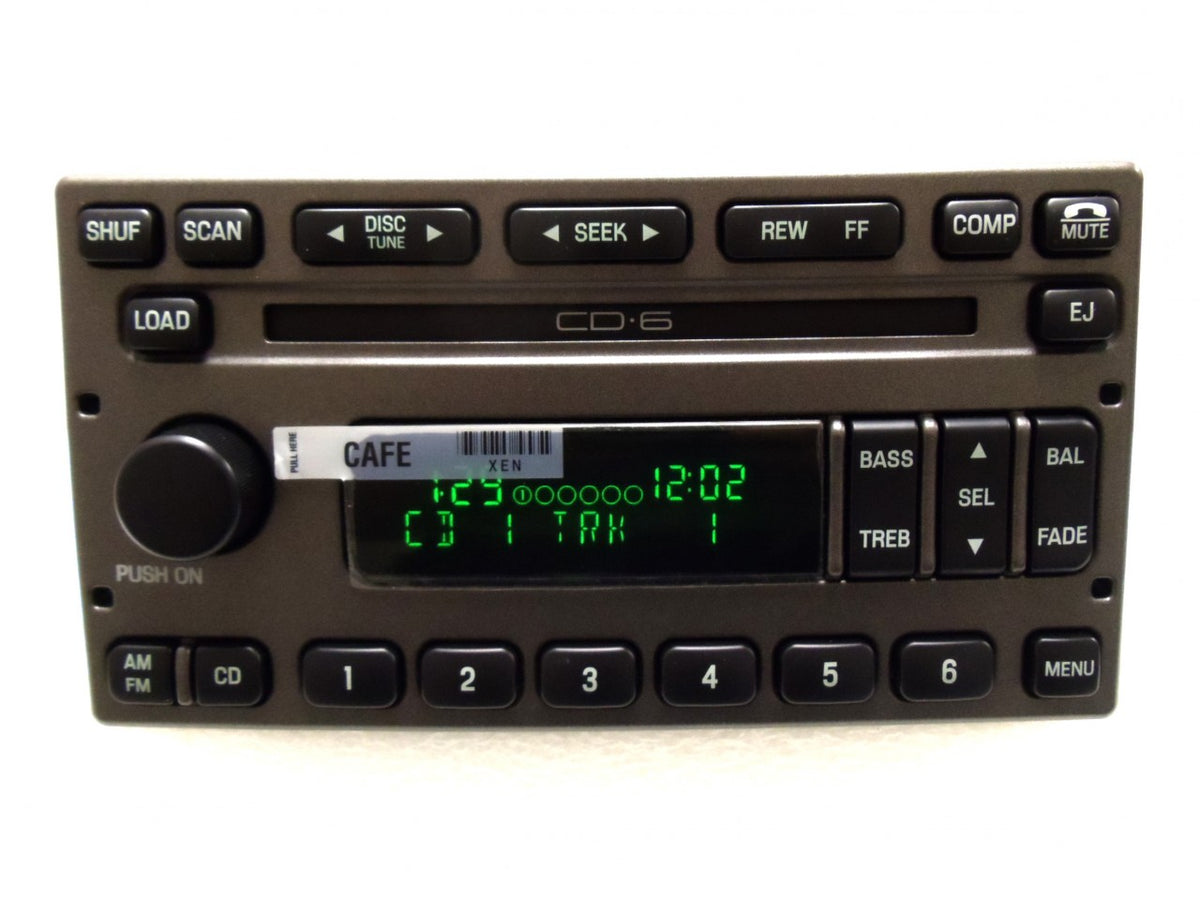 FORD Radio Stereo 6 Disc Changer CD Player Explorer Sport Trac YL2F-18C815-GD 1998 - 2010 OE