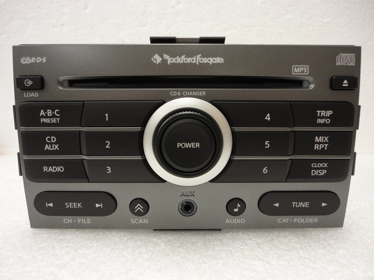 07 08 09 NISSAN OEM SENTRA Rockford Fosgate 6 CD Radio AUX RDS 28185-ZE90A