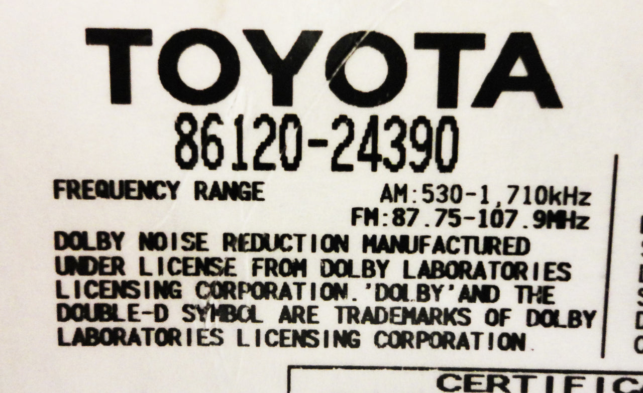 Refurbished 2002 2003 2004 2005 Lexus SC430 OEM Radio Tape Cassette Mark Levinson Radio 6 CD Changer P6813