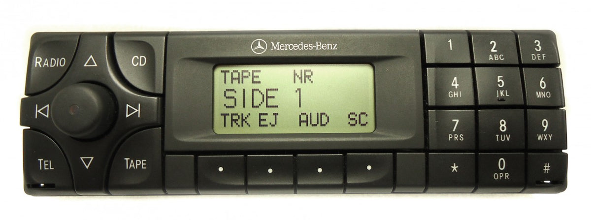 MERCEDES BENZ E320 E420 (E and C Class) Panasonic Radio and Tape Player 1999 2000 2001 2002 C220, C230, C280, E320, E420, E500, CLK320, SLK230 CM1910, CM2299
