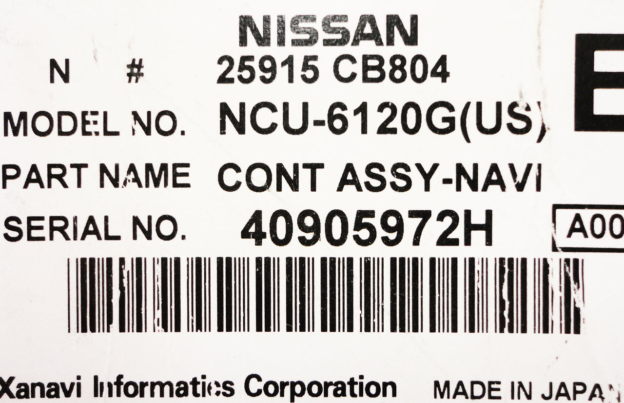 05 NISSAN INFINITI OEM Factory Navigation GPS DVD-ROM Disc Drive 2005 25915 CB804