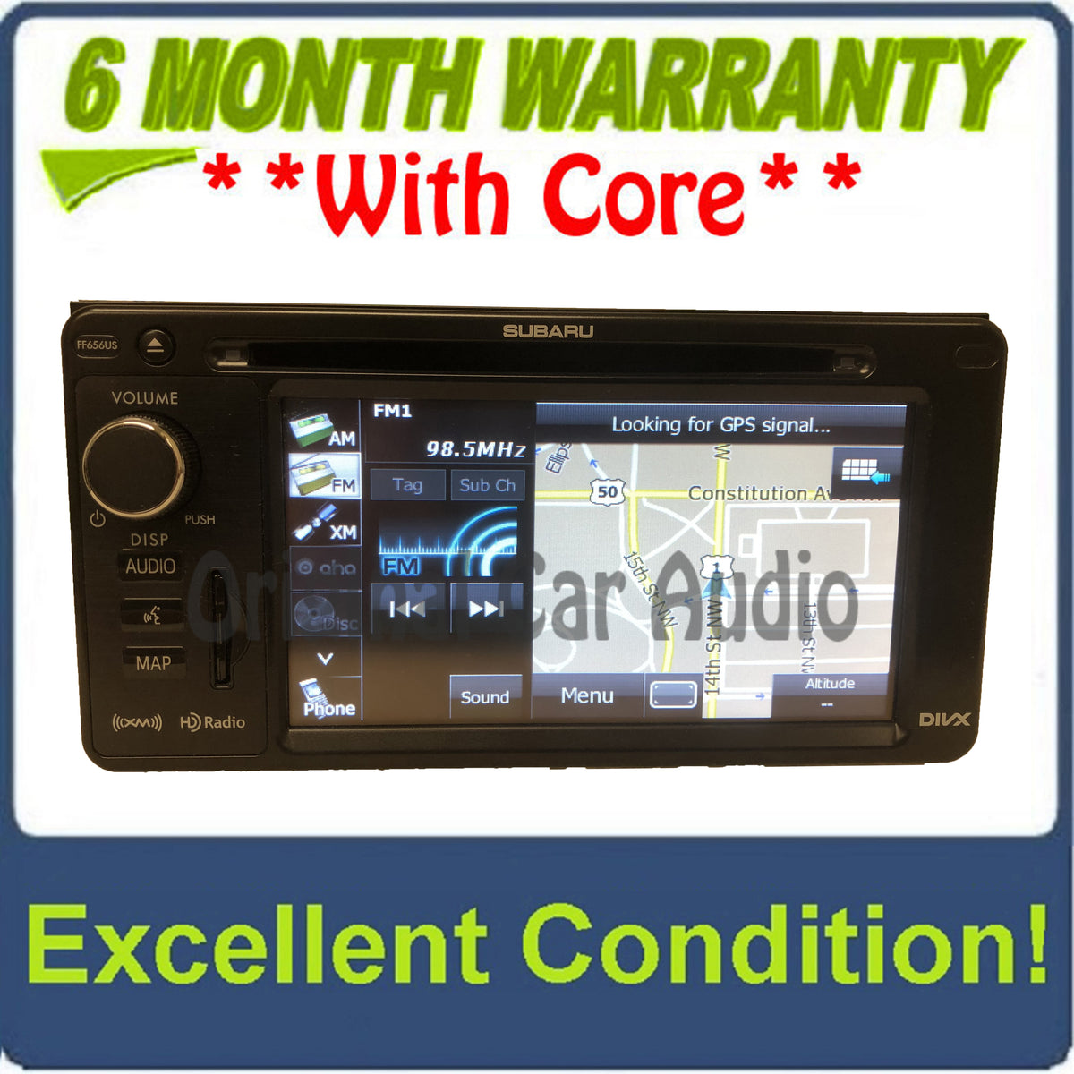 2012 - 2016 Subaru Impreza Forester OEM Touch Screen Navigation CD SAT HD Radio Receiver