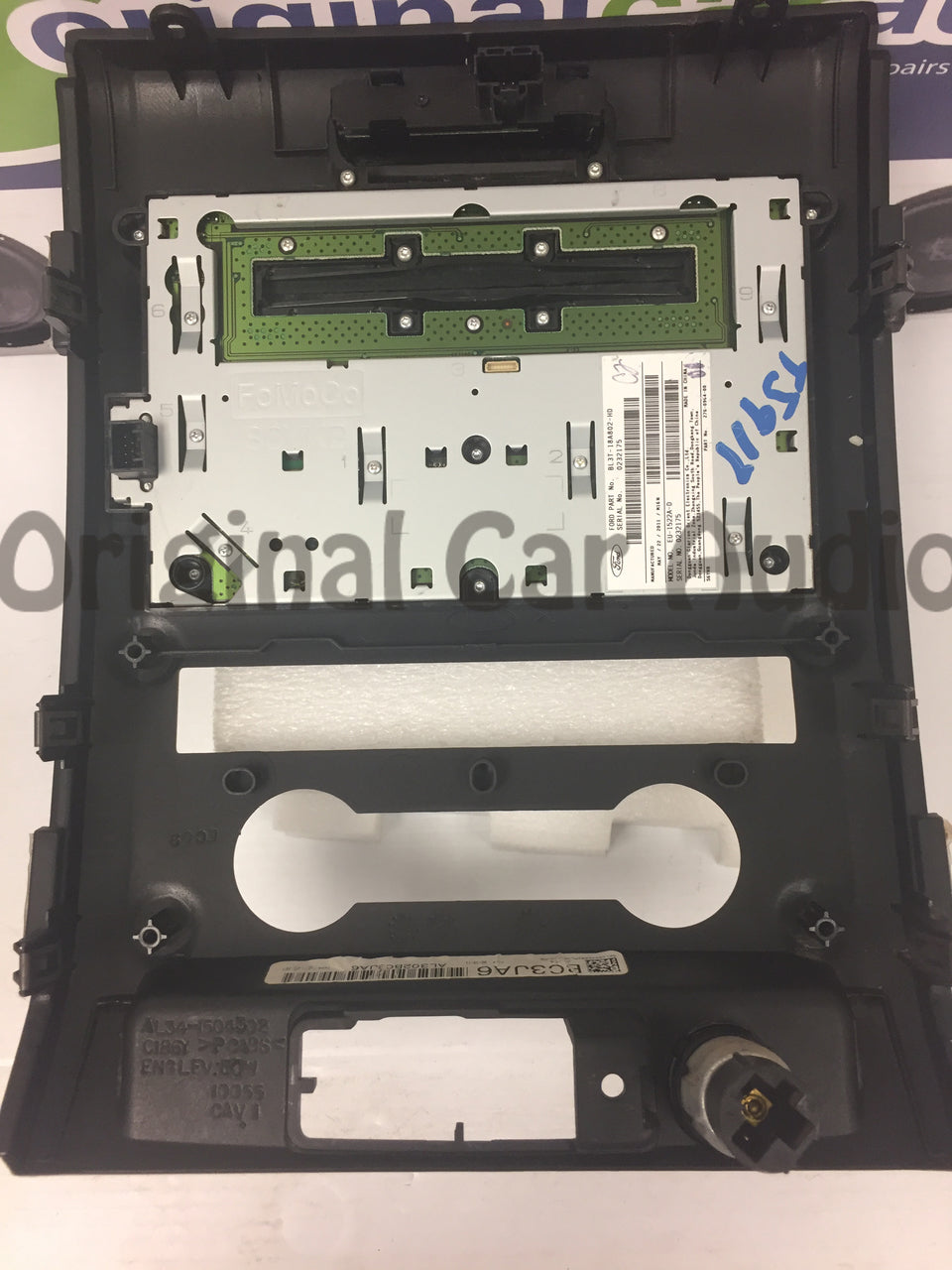 2009 - 2011 Ford F150 Raptor OEM Single CD Radio Control Panel FACEPLATE BL3T-18A802-HD NO AUX