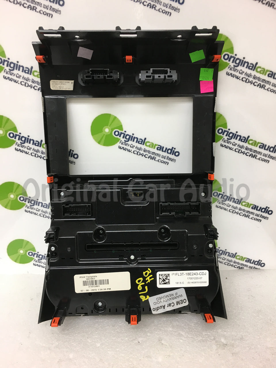 2015 - 2018 Ford F150 OEM 8" Touch Screen Radio Control Climate Control Bezel ONLY BLEMISHED