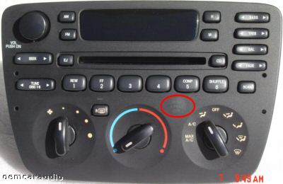 2004 - 2007 Ford Taurus CD Player Radio