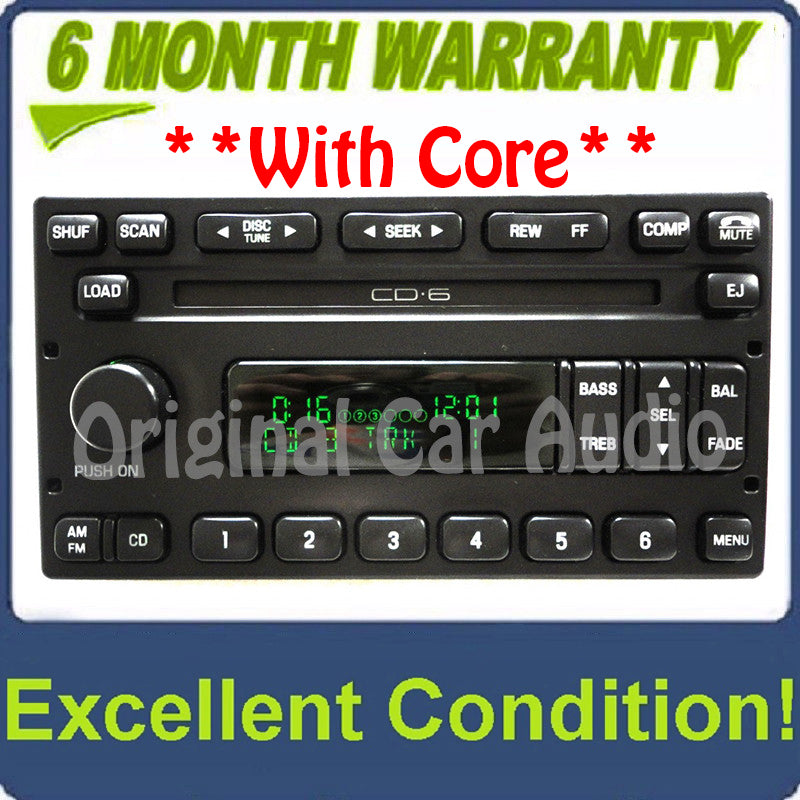 1998 - 2008 Ford Excursion OEM 6 Disc Changer Cd Player DVD Rear Entertainment Control