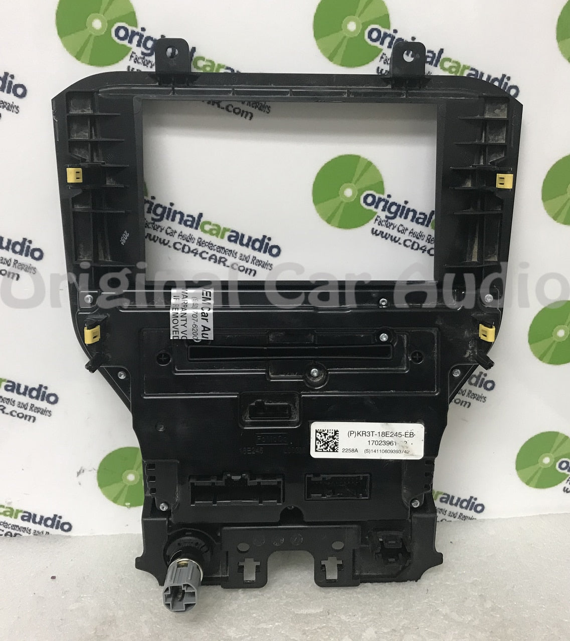 New 2019 - 2020 Ford Mustang OEM 8" Radio Touch Screen Display Dual Zone Climate Control Panel BEZEL ONLY
