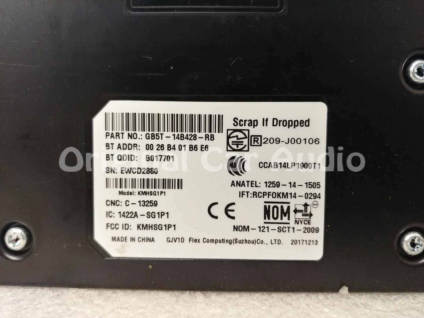2017 - 2019 Ford Explorer Edge Fiesta Transit Connect OEM Voice Recognition Communication Sync Module
