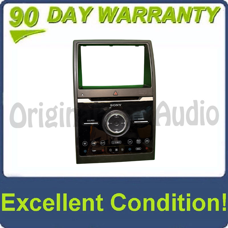 2014 - 2019 Ford Flex OEM Sony Premium Sound Front Control Interface Module FCIM Radio Dual Zone Temperature Climate Bezel Panel ONLY