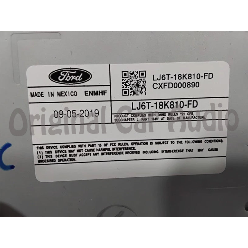 2020 Ford Escape Audio Radio Receiver OEM LJ6T-18K810-FD