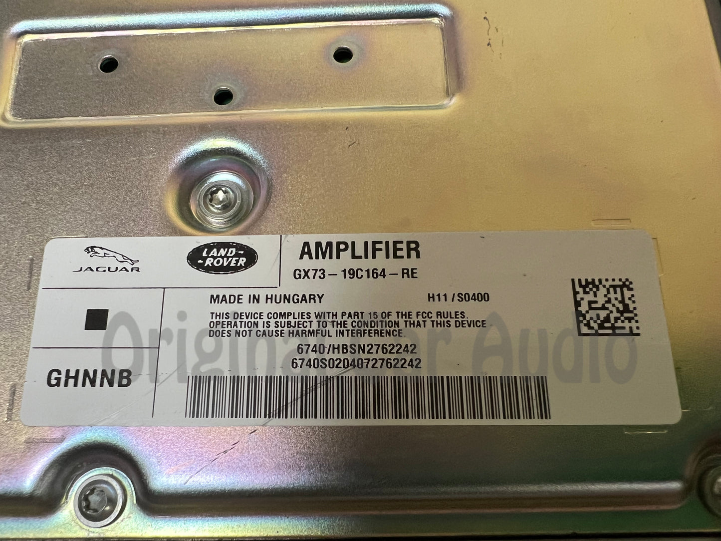 2016 - 2019 Jaguar Landrover XJ Discovery OEM Premium Sound Radio Audio Amp Amplifier