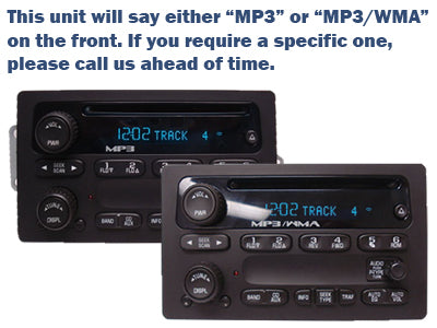 Chevrolet GMC Radio MP3 CD Player Stereo OEM Receiver