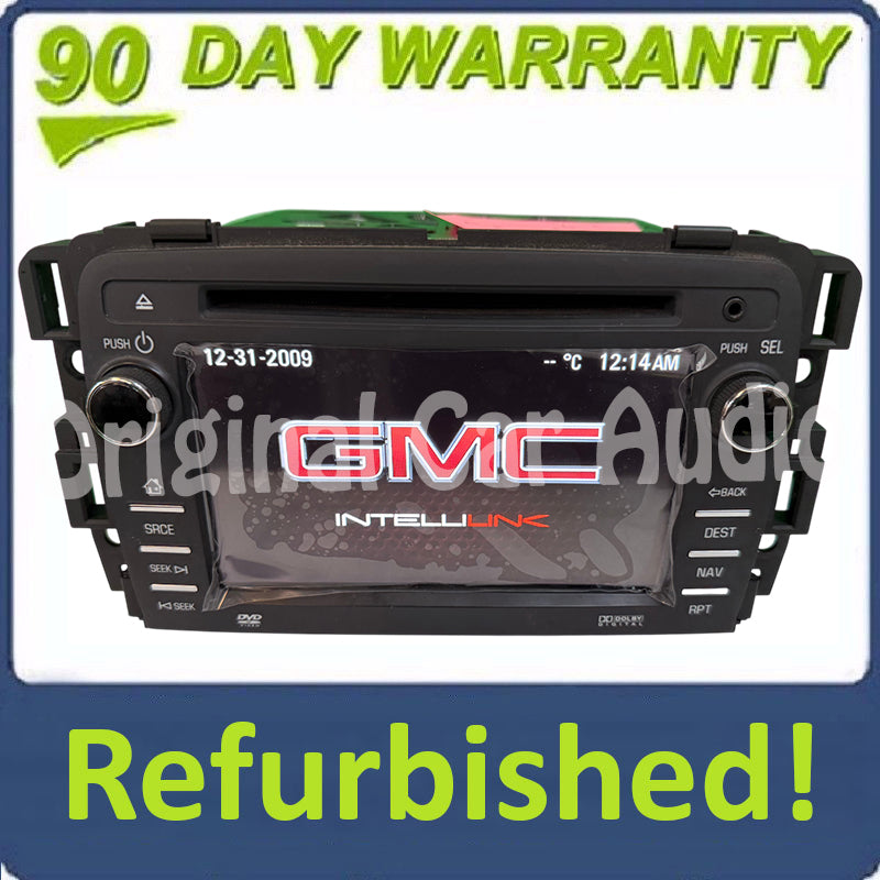 Refurbished 2013 - 2014 GMC Acadia OEM AM FM XM AUX HD Touchscreen Radio CD DVD Player